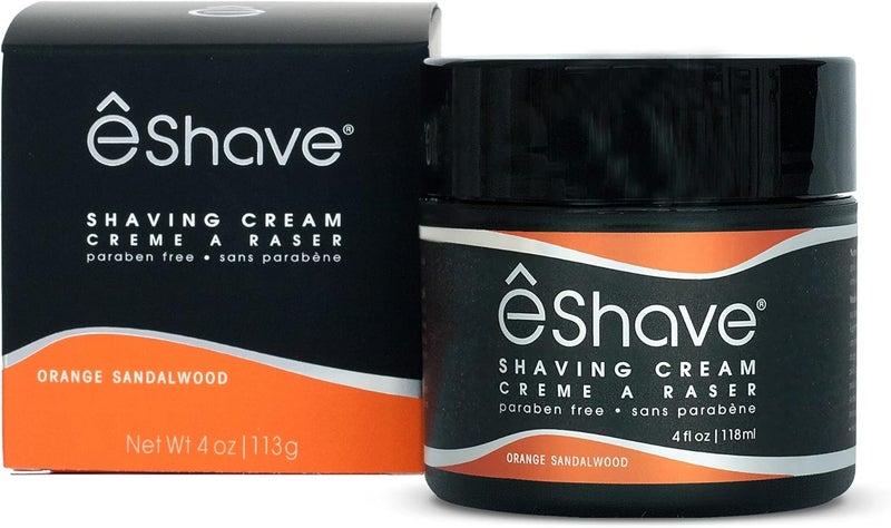 eShave Shaving Cream, Orange Sandalwood - 118 ml - Image 1